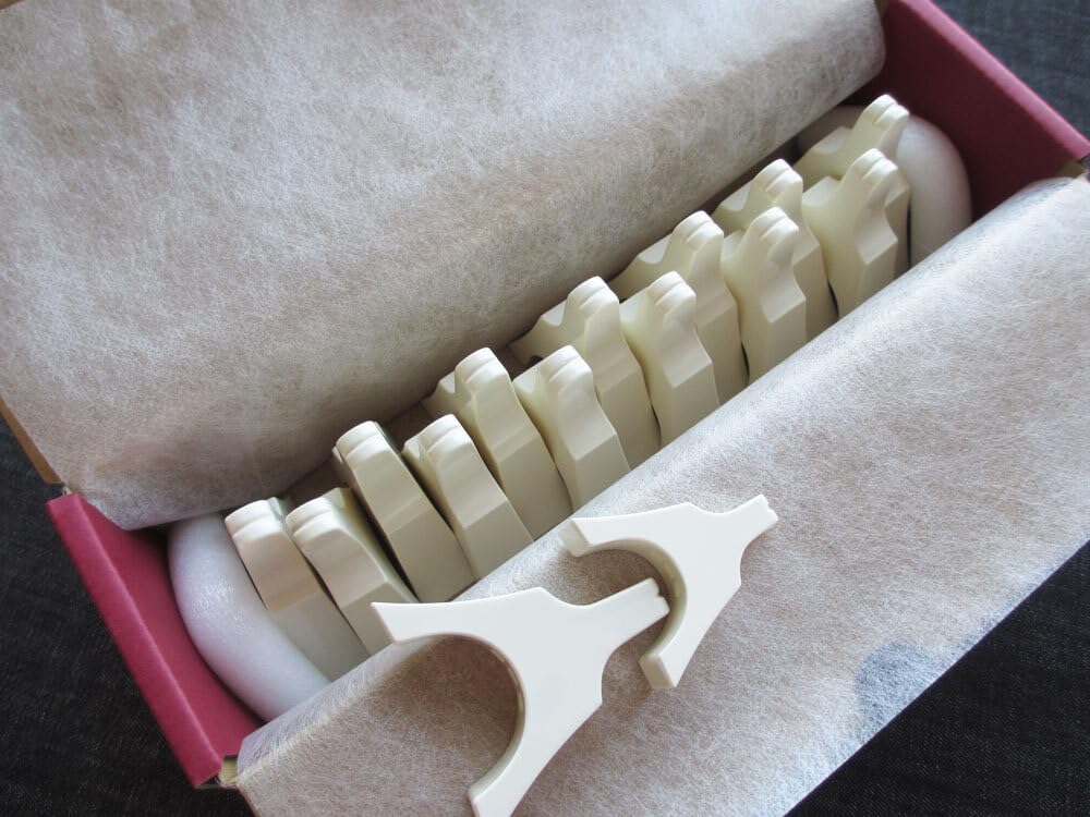 13絃 お箏(お琴)用 白象 箏柱(琴柱)セット 【玉龍 新富士】